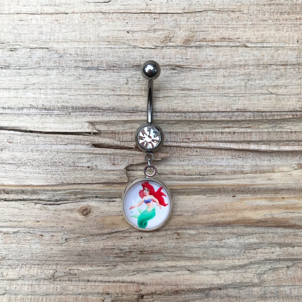 The Little Mermaid‎ Belly Button Ring